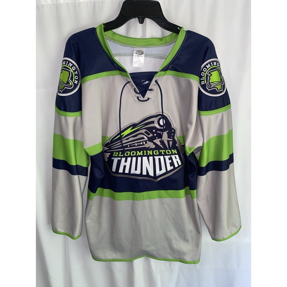 USHL Bloomington Thunder Hockey Jersey‎ Mens Small